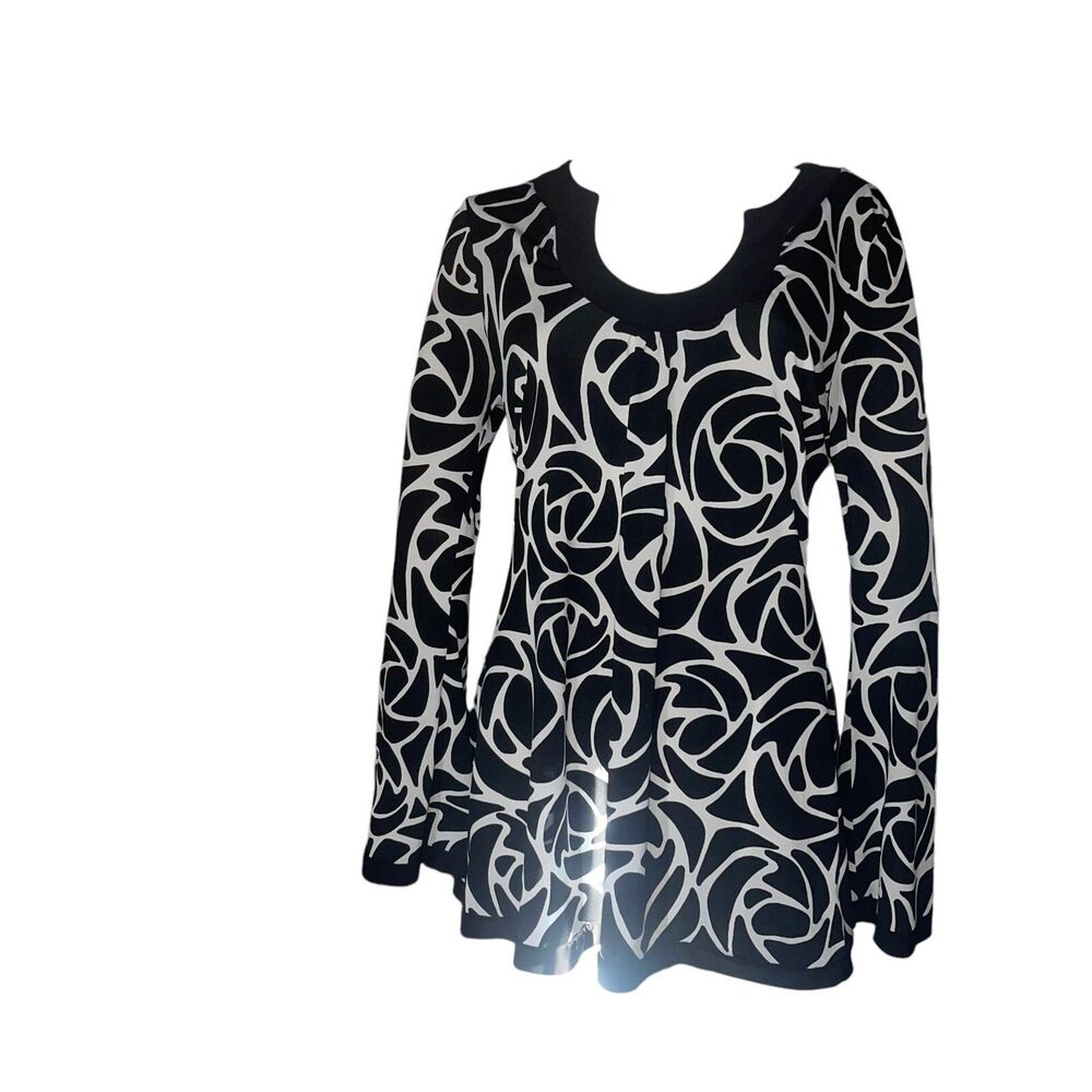 Art Teacher Aesthetic Top Y2K Graphic Statement Long Sleeve Blouse L